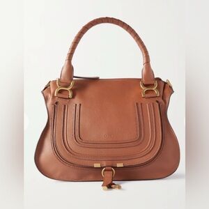 Medium Chloe brown pebble leather Marcie bag. EUC